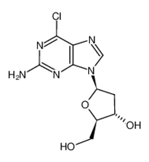 Изображение (2R,3S,5S)-5-(2-amino-6-chloropurin-9-yl)-2-(hydroxymethyl)oxolan-3-ol