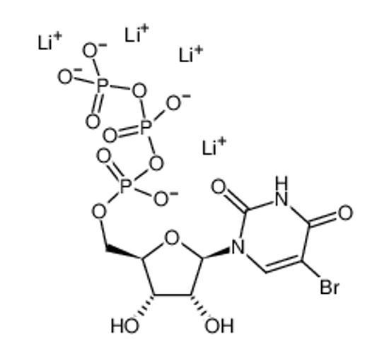 Picture of tetralithium,[[[(2R,3S,4R,5R)-5-(5-bromo-2,4-dioxopyrimidin-1-yl)-3,4-dihydroxyoxolan-2-yl]methoxy-oxidophosphoryl]oxy-oxidophosphoryl] phosphate