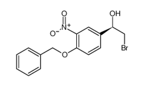 Picture of (1R)-2-bromo-1-(3-nitro-4-phenylmethoxyphenyl)ethanol