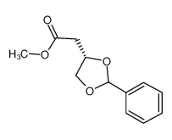 Picture of 1,3-DIOXOLANE-4-ACETIC ACID, 2-PHENYL-, METHYL ESTER, (S)