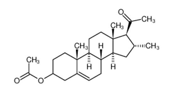 Picture of 16ALPHA-METHYLPREGNENOLONE ACETATE