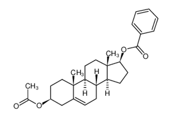 Picture of (3-acetyloxy-10,13-dimethyl-2,3,4,7,8,9,11,12,14,15,16,17-dodecahydro-1H-cyclopenta[a]phenanthren-17-yl) benzoate