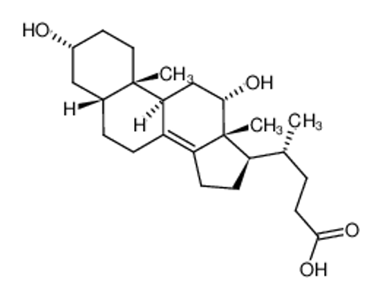 Picture of (4R)-4-[(3R,5R,9R,10S,12S,13R,17R)-3,12-dihydroxy-10,13-dimethyl-2,3,4,5,6,7,9,11,12,15,16,17-dodecahydro-1H-cyclopenta[a]phenanthren-17-yl]pentanoic acid