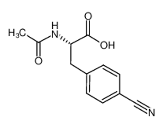 Picture of (2S)-2-acetamido-3-(4-cyanophenyl)propanoic acid