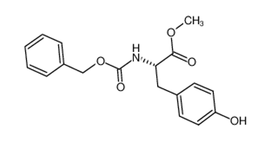 Picture of methyl (2S)-3-(4-hydroxyphenyl)-2-(phenylmethoxycarbonylamino)propanoate