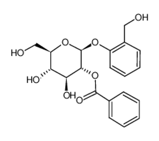 Picture of [4,5-dihydroxy-6-(hydroxymethyl)-2-[2-(hydroxymethyl)phenoxy]oxan-3-yl] benzoate