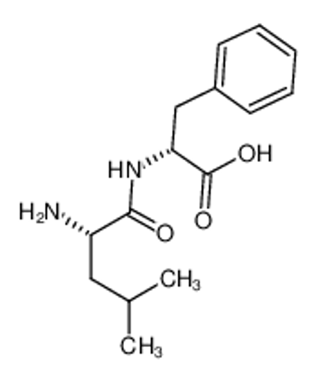 Picture of (2R)-2-[[(2S)-2-amino-4-methylpentanoyl]amino]-3-phenylpropanoic acid