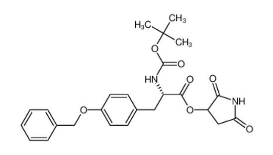 Picture of (2,5-dioxopyrrolidin-1-yl) (2S)-2-[(2-methylpropan-2-yl)oxycarbonylamino]-3-(4-phenylmethoxyphenyl)propanoate