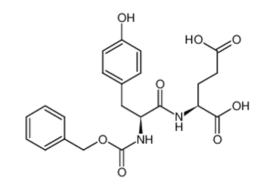 Picture of (2S)-2-[[(2S)-3-(4-hydroxyphenyl)-2-(phenylmethoxycarbonylamino)propanoyl]amino]pentanedioic acid