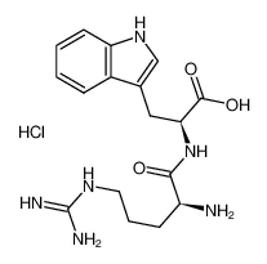 Picture of (2S)-2-[[(2S)-2-amino-5-(diaminomethylideneamino)pentanoyl]amino]-3-(1H-indol-3-yl)propanoic acid