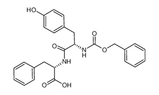 Picture of 2-[[3-(4-hydroxyphenyl)-2-(phenylmethoxycarbonylamino)propanoyl]amino]-3-phenylpropanoic acid