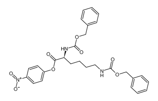 Picture of (4-nitrophenyl) (2S)-2,6-bis(phenylmethoxycarbonylamino)hexanoate