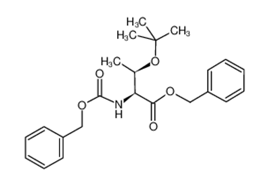 Picture of benzyl (2S,3R)-3-[(2-methylpropan-2-yl)oxy]-2-(phenylmethoxycarbonylamino)butanoate