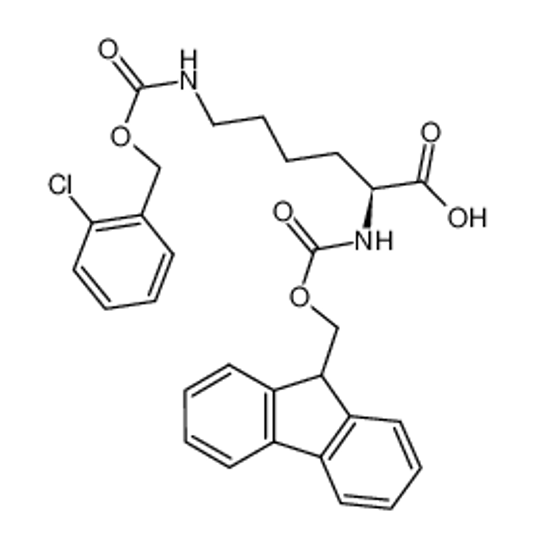Picture of 6-[(2-chlorophenyl)methoxycarbonylamino]-2-(9H-fluoren-9-ylmethoxycarbonylamino)hexanoic acid