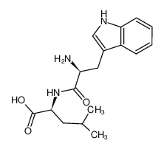Picture of (2S)-2-[[(2S)-2-amino-3-(1H-indol-3-yl)propanoyl]amino]-4-methylpentanoic acid