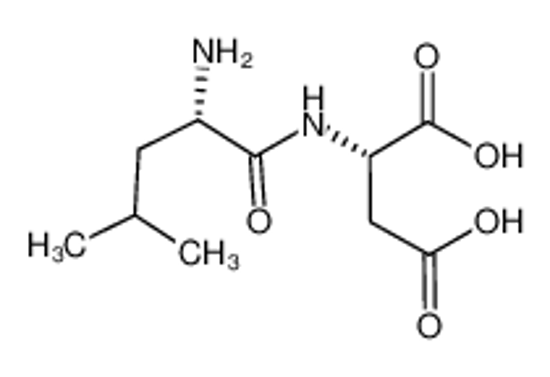 Picture of (2S)-2-[[(2S)-2-amino-4-methylpentanoyl]amino]butanedioic acid