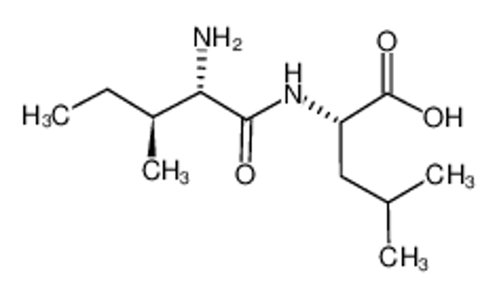 Picture of (2S)-2-[[(2S,3S)-2-amino-3-methylpentanoyl]amino]-4-methylpentanoic acid