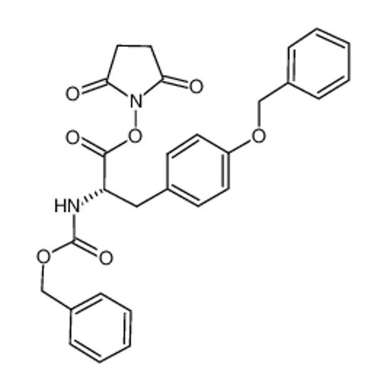 Picture of (2,5-dioxopyrrolidin-1-yl) (2S)-2-(phenylmethoxycarbonylamino)-3-(4-phenylmethoxyphenyl)propanoate