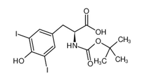 Picture of (S)-2-((tert-Butoxycarbonyl)amino)-3-(4-hydroxy-3,5-diiodophenyl)propanoic acid