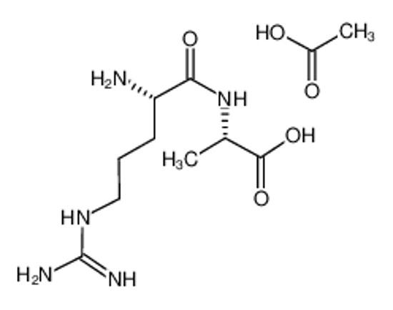 Picture of (2S)-2-[[(2S)-2-amino-5-(diaminomethylideneamino)pentanoyl]amino]propanoic acid