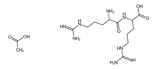 Picture of (2S)-2-[[(2S)-2-amino-5-(diaminomethylideneamino)pentanoyl]amino]-5-(diaminomethylideneamino)pentanoic acid