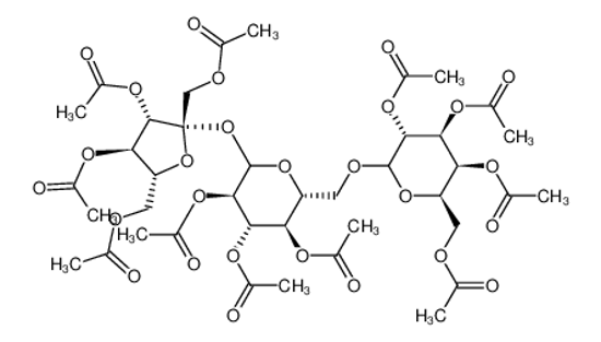 Picture of [3,4,5-triacetyloxy-6-[[3,4,5-triacetyloxy-6-[3,4-diacetyloxy-2,5-bis(acetyloxymethyl)oxolan-2-yl]oxyoxan-2-yl]methoxy]oxan-2-yl]methyl acetate