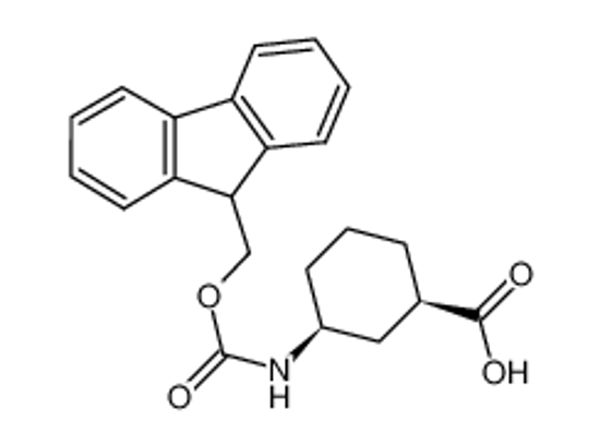 Picture of (1S,3R)-3-(9H-fluoren-9-ylmethoxycarbonylamino)cyclohexane-1-carboxylic acid
