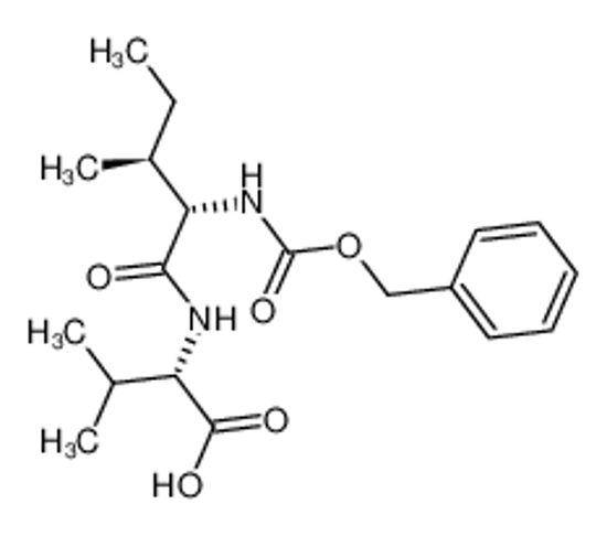 Picture of 3-methyl-2-[[3-methyl-2-(phenylmethoxycarbonylamino)pentanoyl]amino]butanoic acid