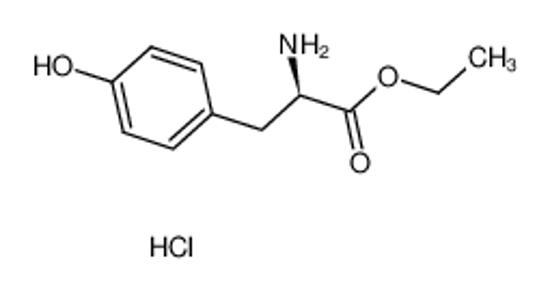 Picture of ethyl (2R)-2-amino-3-(4-hydroxyphenyl)propanoate,hydrochloride