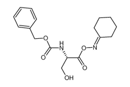 Picture of (cyclohexylideneamino) (2S)-3-hydroxy-2-(phenylmethoxycarbonylamino)propanoate
