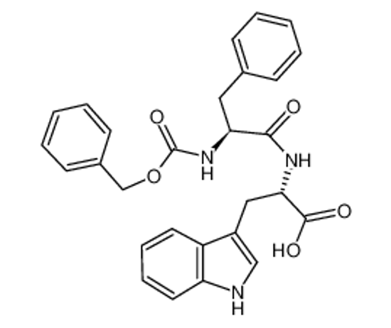 Picture of 3-(1H-indol-3-yl)-2-[[3-phenyl-2-(phenylmethoxycarbonylamino)propanoyl]amino]propanoic acid