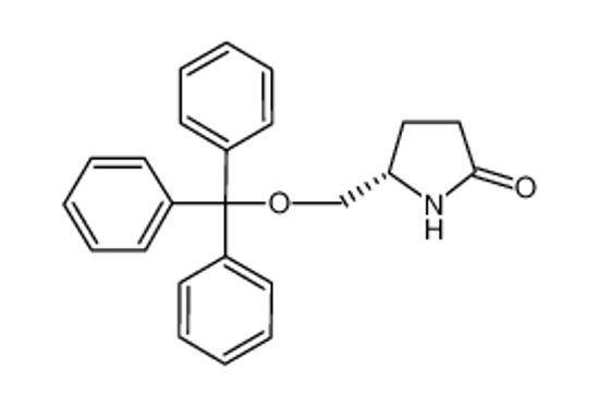 Изображение (5S)-5-(trityloxymethyl)pyrrolidin-2-one