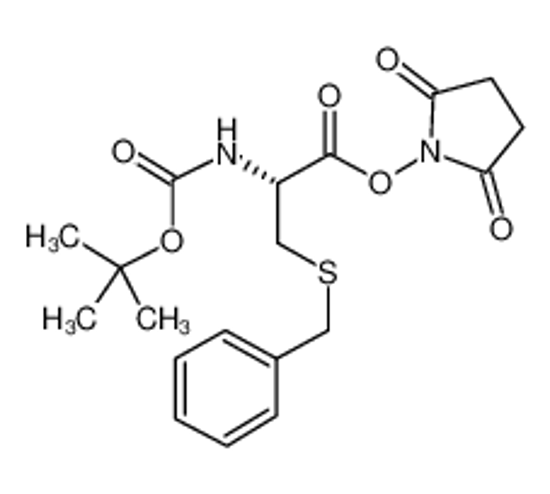 Picture of Boc-S-benzyl-L-cysteine N-hydroxysuccinimide ester
