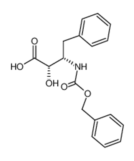 Imagem de (2S,3S)-2-hydroxy-4-phenyl-3-(phenylmethoxycarbonylamino)butanoic acid