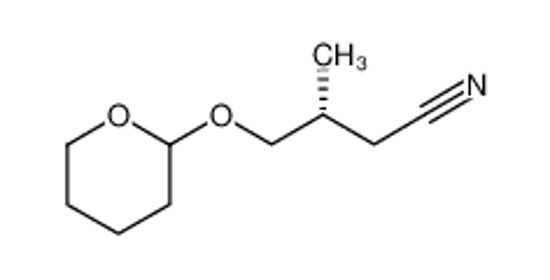 Picture of (3R)-3-methyl-4-(oxan-2-yloxy)butanenitrile