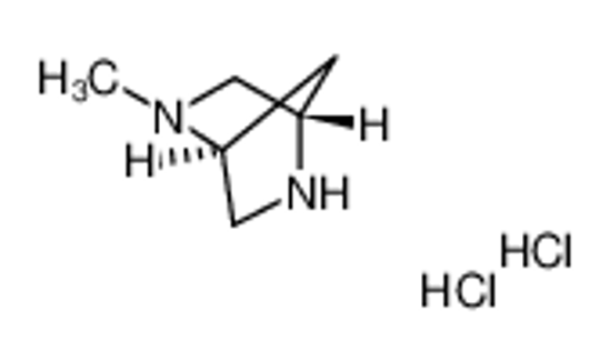 Picture of (1S,4S)-5-methyl-2,5-diazabicyclo(2.2.1)heptane dihydrochloride