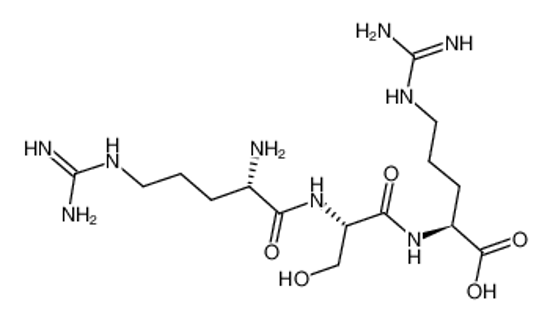 Picture of 2-[[2-[[2-amino-5-(diaminomethylideneamino)pentanoyl]amino]-3-hydroxypropanoyl]amino]-5-(diaminomethylideneamino)pentanoic acid