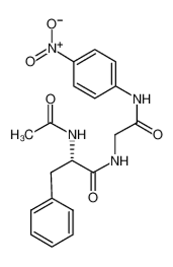 Picture of (2S)-2-acetamido-N-[2-(4-nitroanilino)acetyl]-3-phenylpropanamide