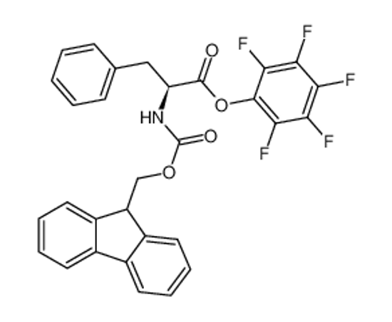 Picture of (2,3,4,5,6-pentafluorophenyl) (2S)-2-(9H-fluoren-9-ylmethoxycarbonylamino)-3-phenylpropanoate