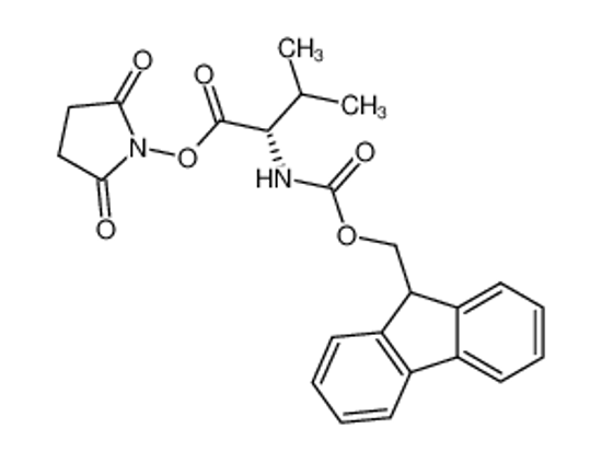 Picture of (2,5-dioxopyrrolidin-1-yl) 2-(9H-fluoren-9-ylmethoxycarbonylamino)-3-methylbutanoate