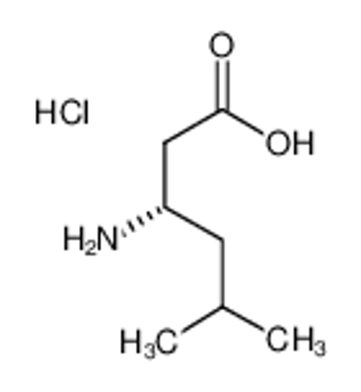 Picture of (S)-3-Amino-5-methylhexanoic acid hydrochloride