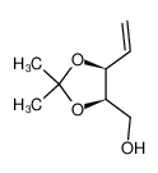 Picture of (4R,5S)-(2,2-DIMETHYL-5-VINYL-1,3-DIOXOLAN-4-YL)METHAN-1-OL