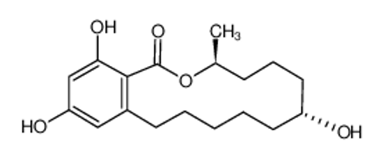 Picture of (7R,11S)-7,15,17-trihydroxy-11-methyl-12-oxabicyclo[12.4.0]octadeca-1(14),15,17-trien-13-one
