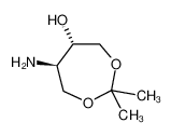 Изображение trans-5-Amino-6-hydroxy-2,2-dimethyl-1,3-dioxacyloheptane