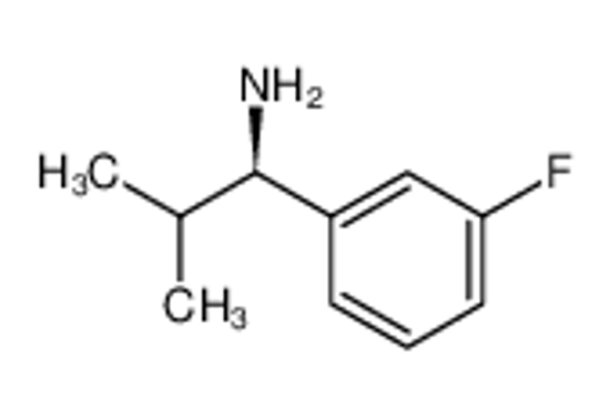 Picture of (1R)-1-(3-fluorophenyl)-2-methylpropan-1-amine