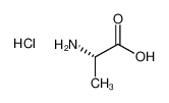 Picture of (2S)-2-aminopropanoic acid,hydrochloride