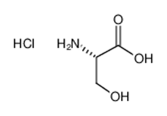 Picture of (2S)-2-amino-3-hydroxypropanoic acid,hydrochloride