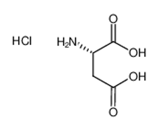 Picture of 2-aminobutanedioic acid,hydrochloride