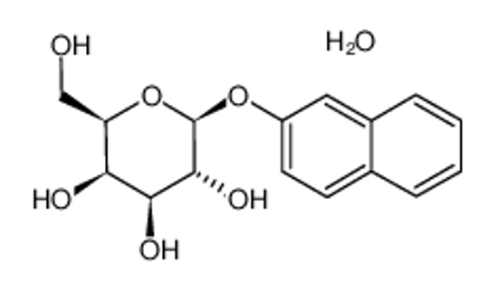 Picture of (2R,3R,4S,5R,6S)-2-(hydroxymethyl)-6-naphthalen-2-yloxyoxane-3,4,5-triol,hydrate