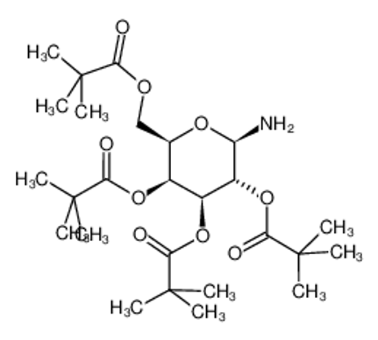 Imagem de [(2R,3S,4S,5R,6R)-6-amino-3,4,5-tris(2,2-dimethylpropanoyloxy)oxan-2-yl]methyl 2,2-dimethylpropanoate